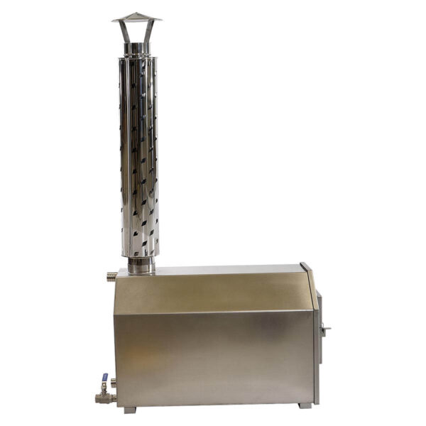 Big wood fired heater for hot tub