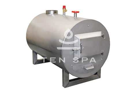 Wood burning heater 24 KW ex