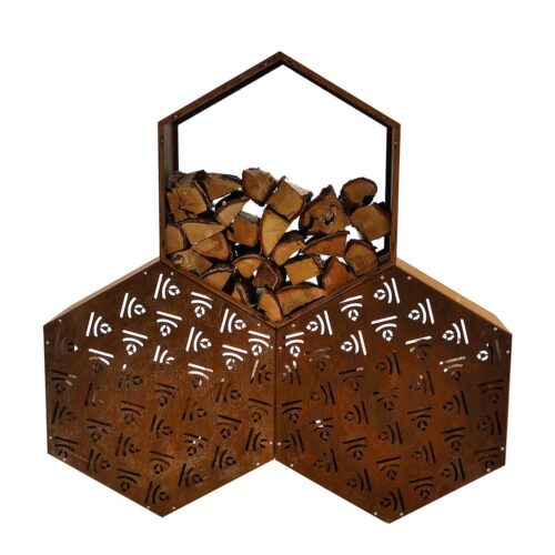 Honeycomb firewood storage exclusive design