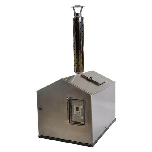 Smart wood pellet heater for the hot tub