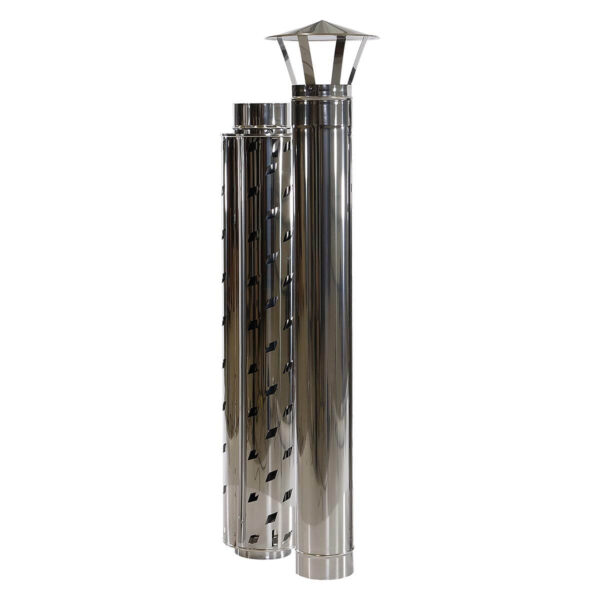 Chimney with protection 2m