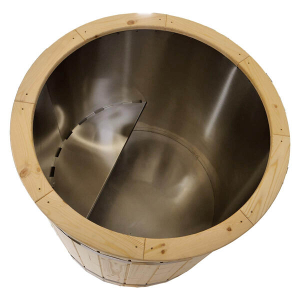 Stainless steel cold tub one seat