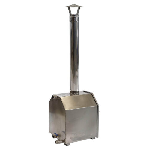 External stove for small hot tub 50cm