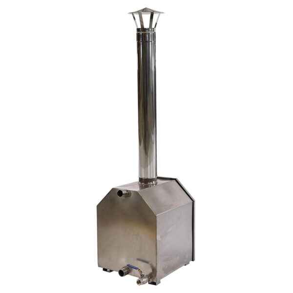 Stainless steel heater for hot tub