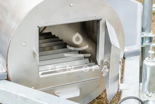 Integrated heater on trailer