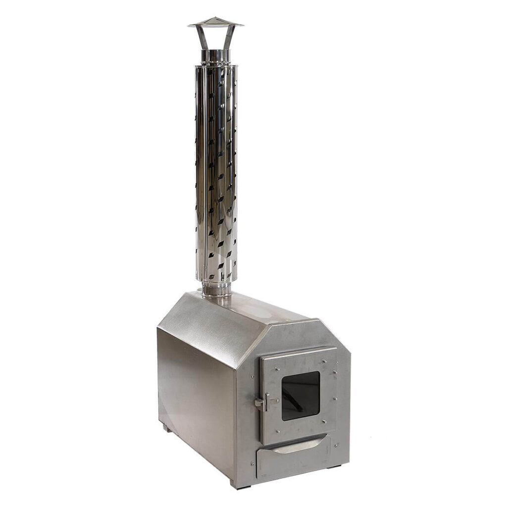 Stainless steel wood burning heater tenspa