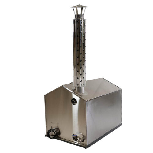 Wood pellet heater