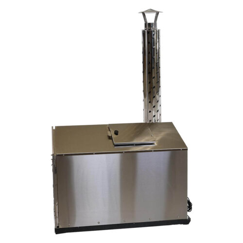 Wood pellet heater controlled by phone