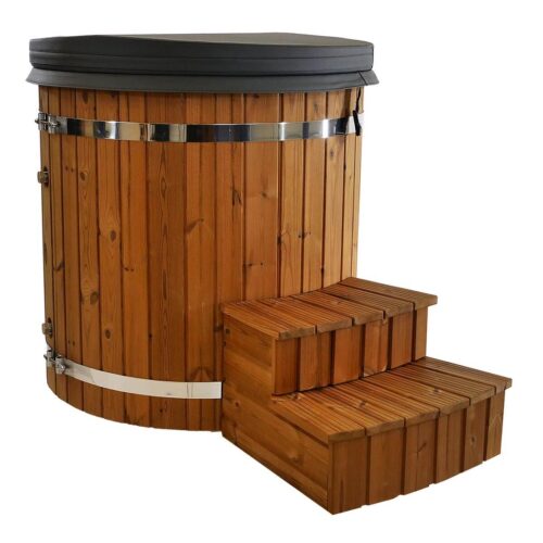 Cold tub with termo wood