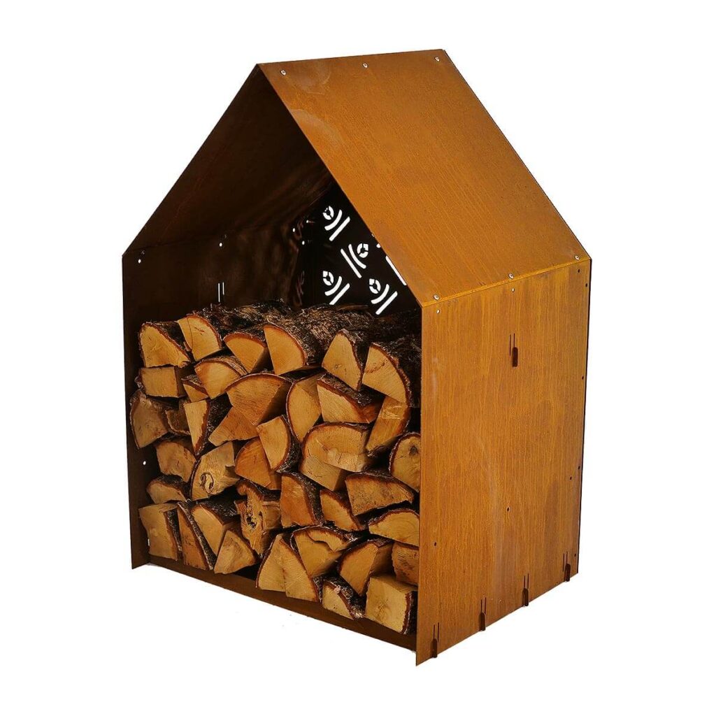 House design firewood storage