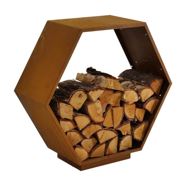 Outdoor firewood storage