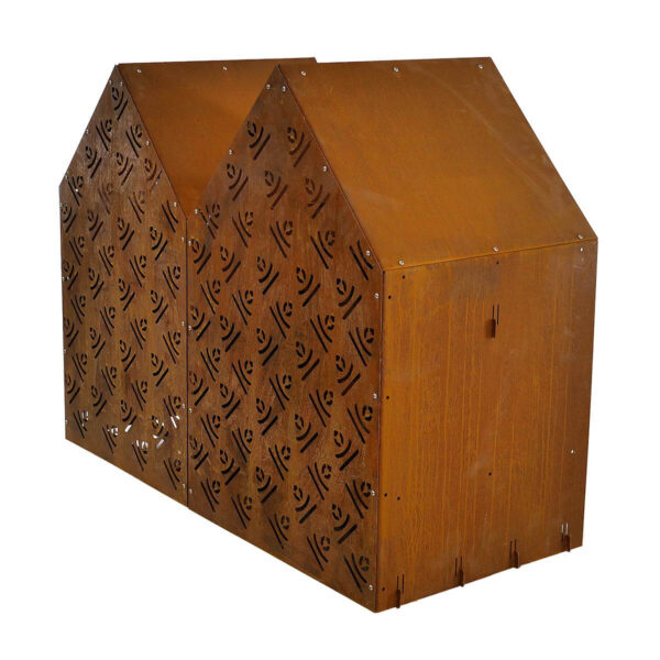 Double house firewood storage